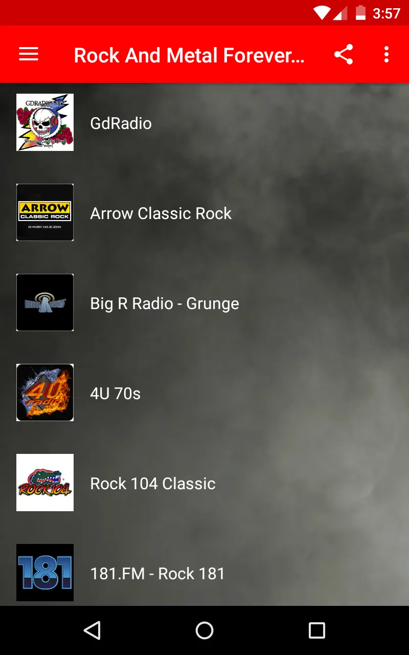 Rock And Metal Radio - Metal,  | Indus Appstore | Screenshot