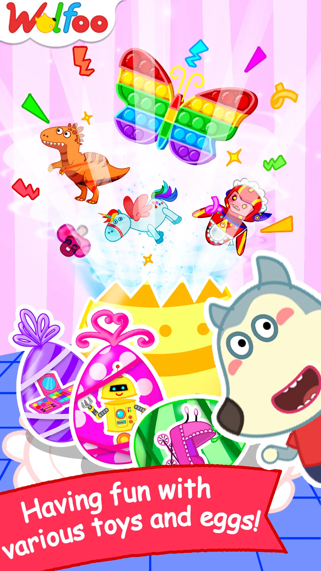 Wolfoo 's Surprise Eggs Toys | Indus Appstore | Screenshot