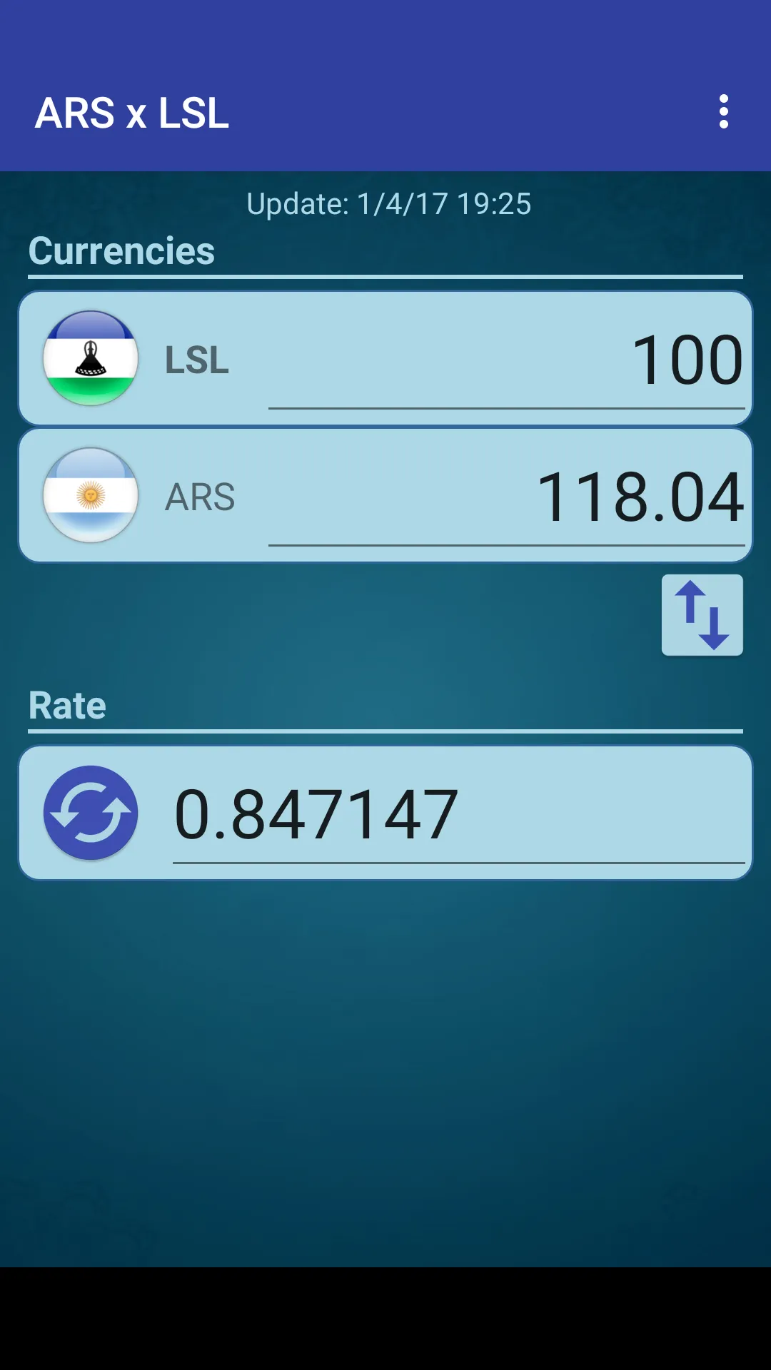 Argentine Peso x Lesotho Loti | Indus Appstore | Screenshot