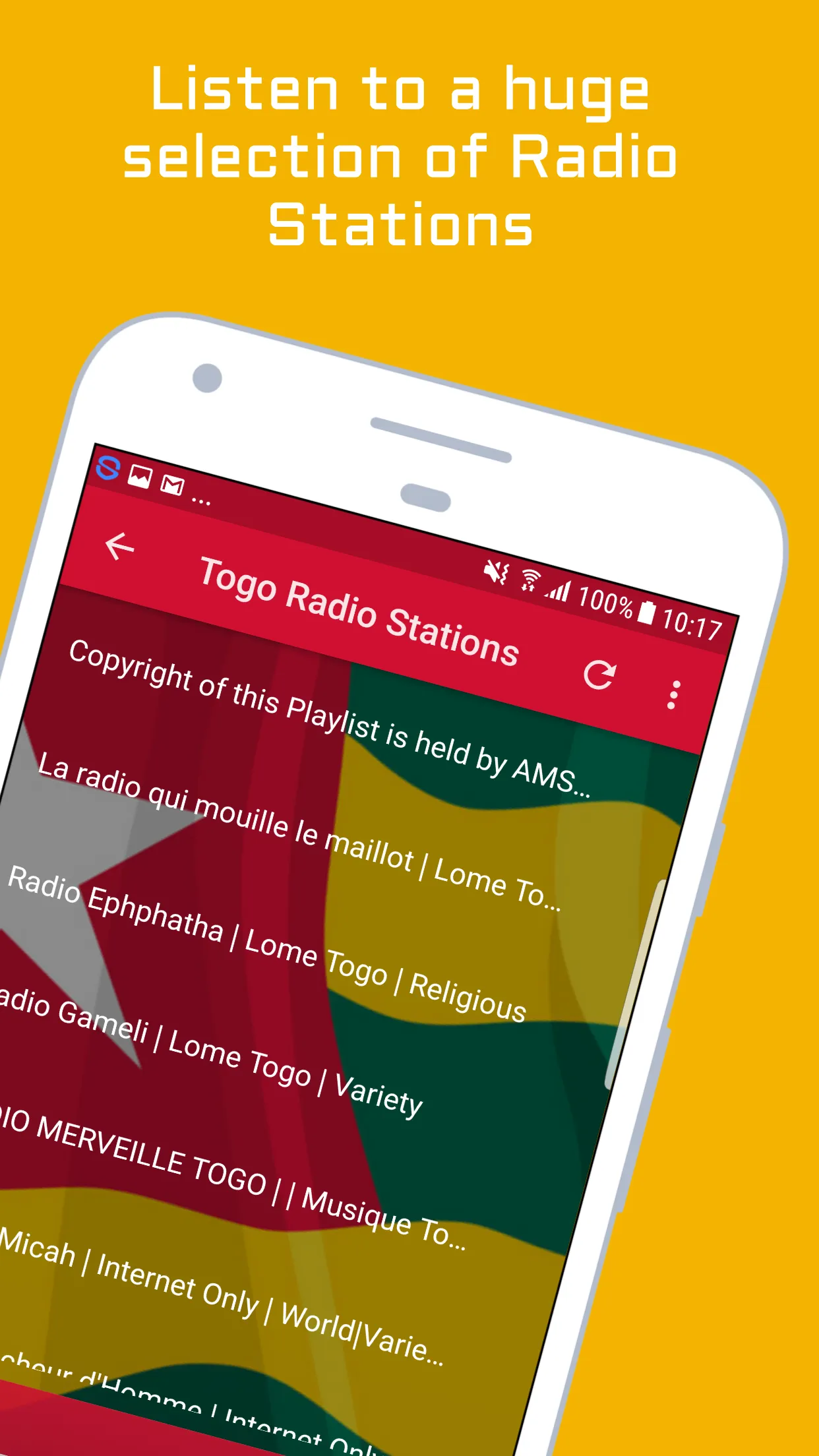 Togo Radio Music & News | Indus Appstore | Screenshot