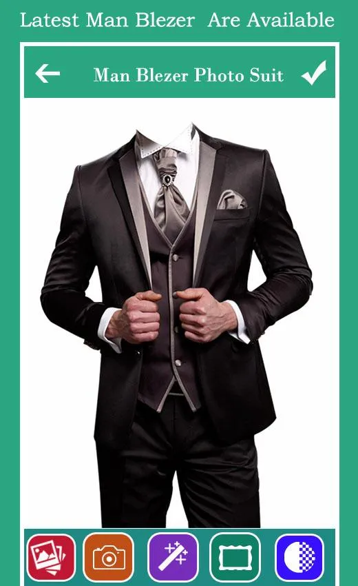 Men Blazer Photo Suit | Indus Appstore | Screenshot