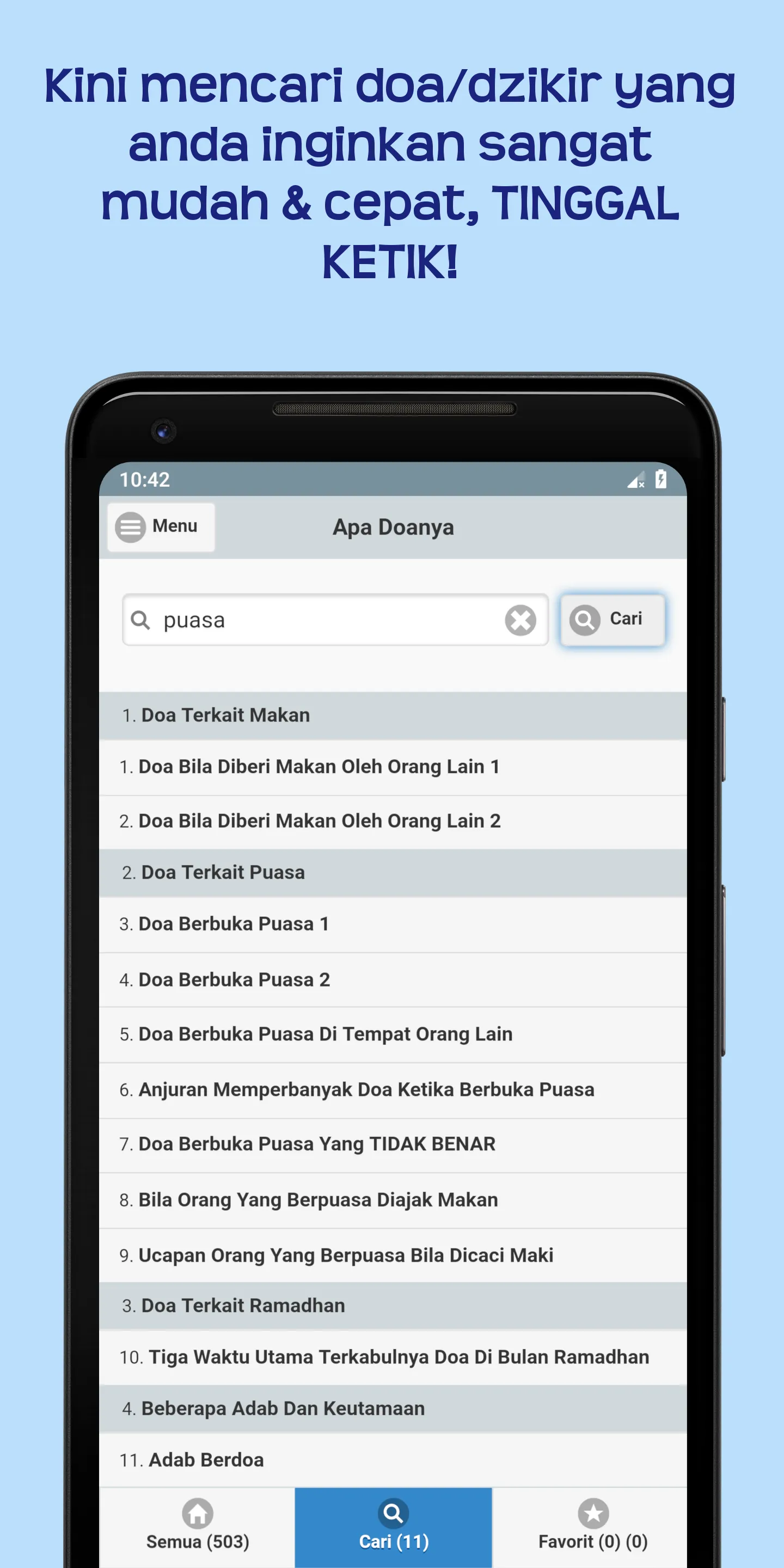 Apa Doanya: Doa & Dzikir | Indus Appstore | Screenshot