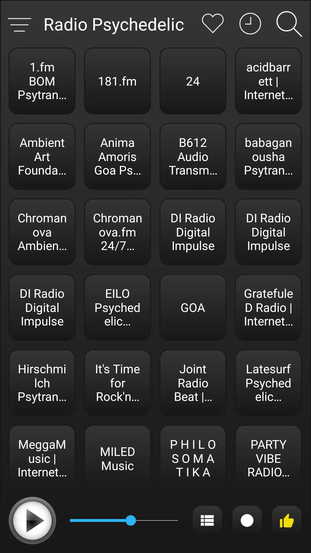 Psychedelic Radio FM AM Music | Indus Appstore | Screenshot