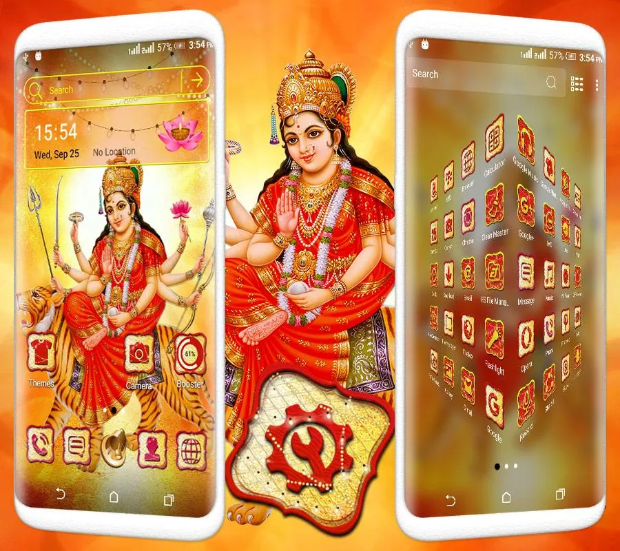 Durga Maa Launcher Theme | Indus Appstore | Screenshot