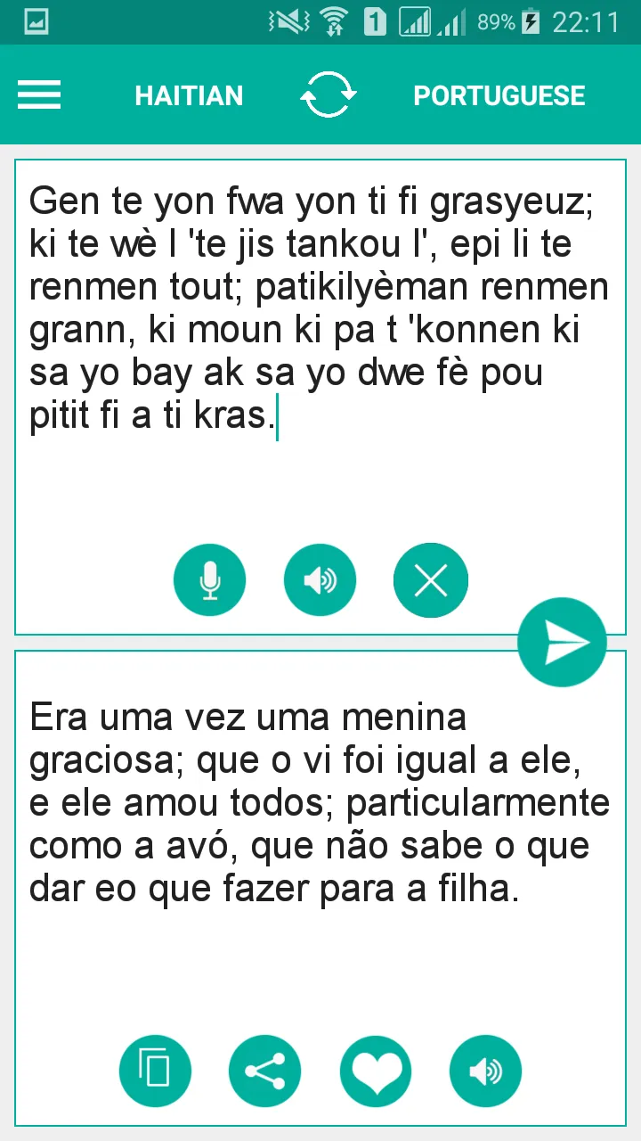 Haitian Portuguese Translator | Indus Appstore | Screenshot