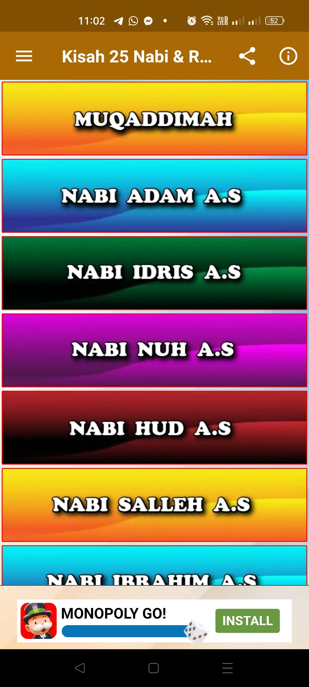 Kisah Hidup 25 Nabi & Rasul | Indus Appstore | Screenshot