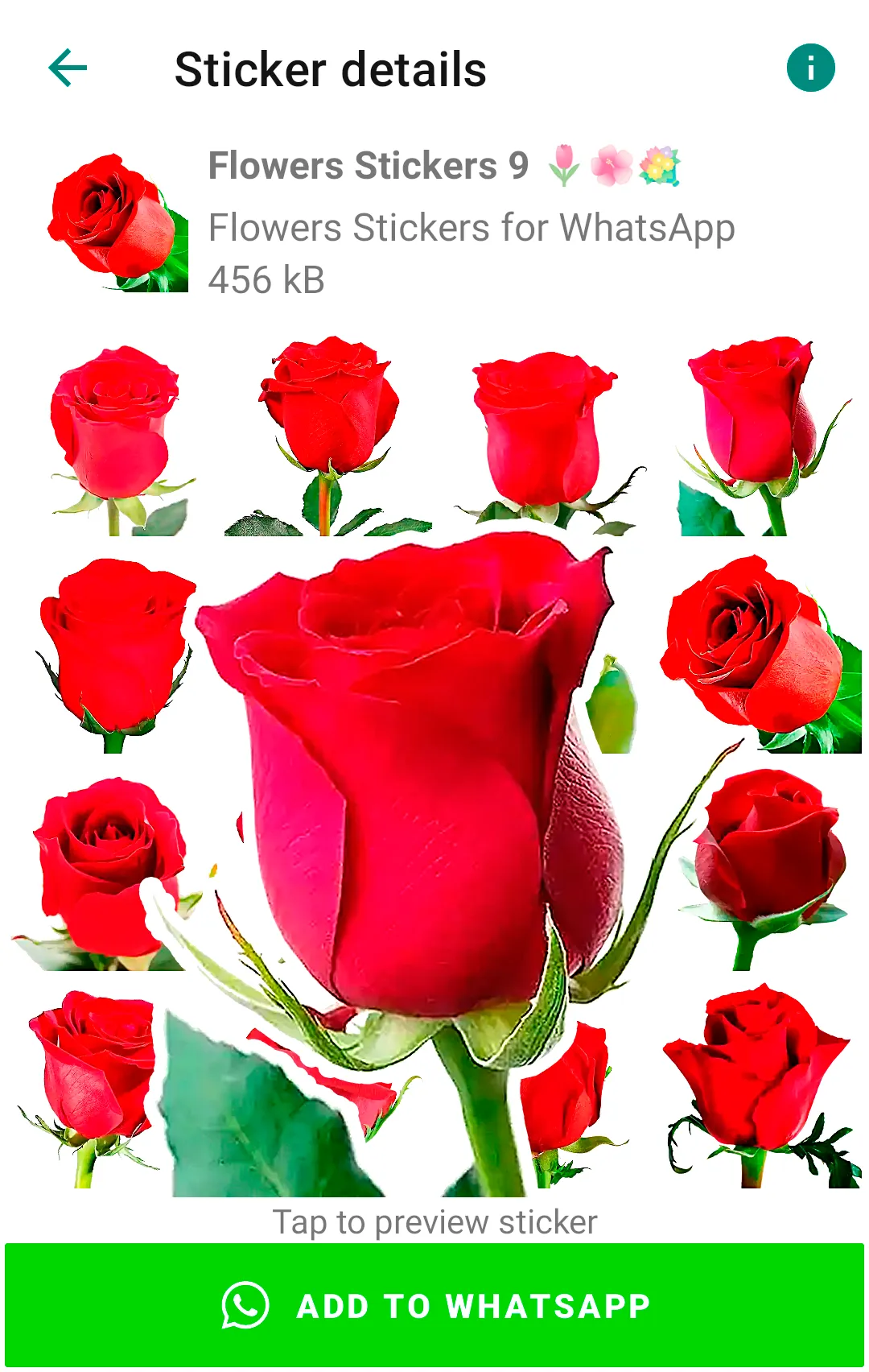 Flowers Stickers for WhatsApp | Indus Appstore | Screenshot