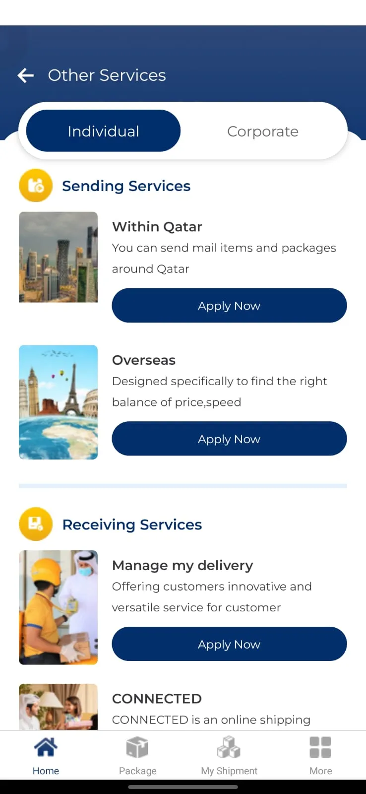 QatarPost | Indus Appstore | Screenshot