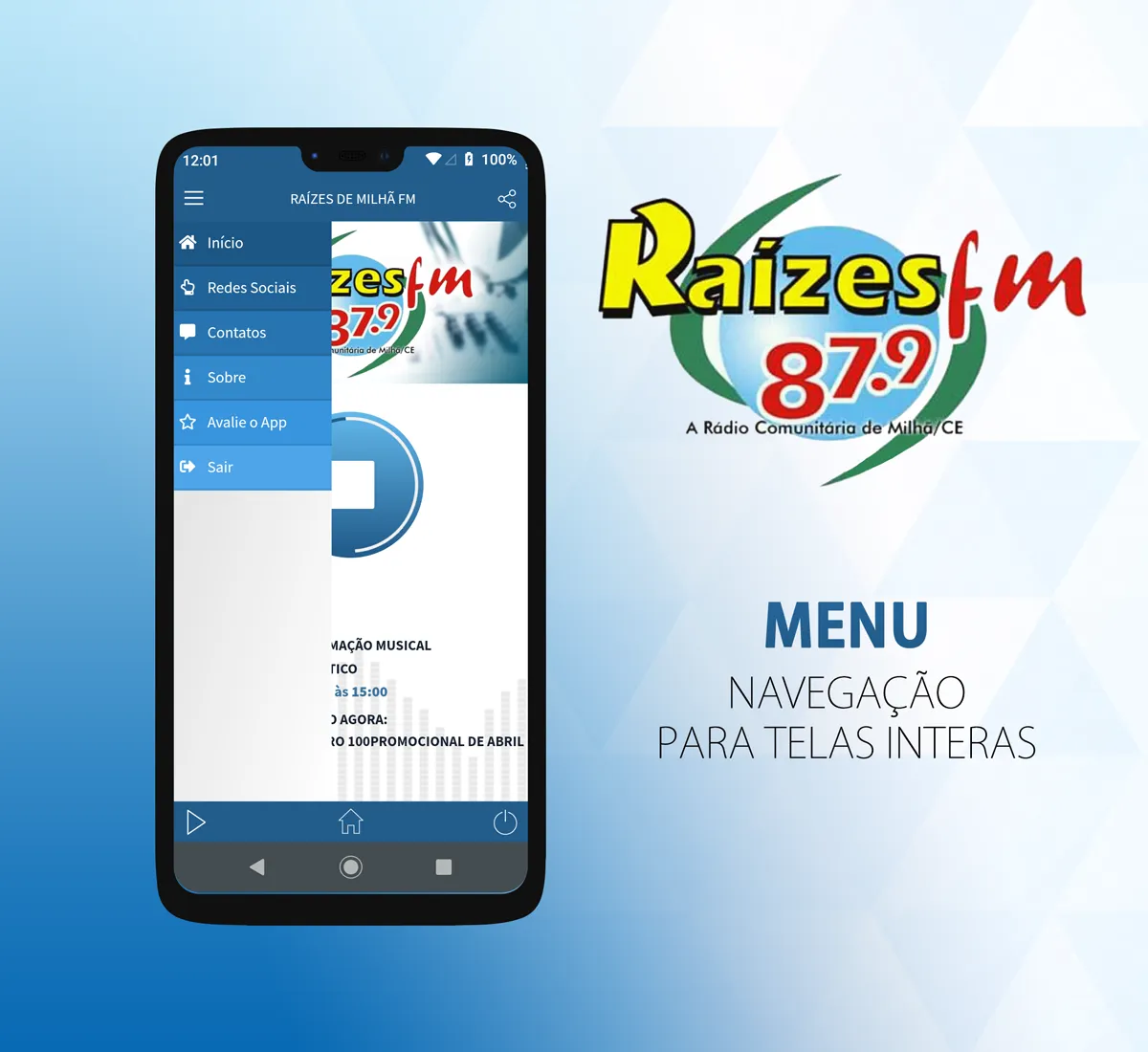 Raízes de Milhã FM | Indus Appstore | Screenshot