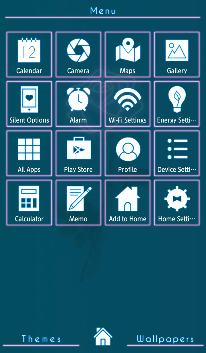 Neon Rose Theme +HOME | Indus Appstore | Screenshot