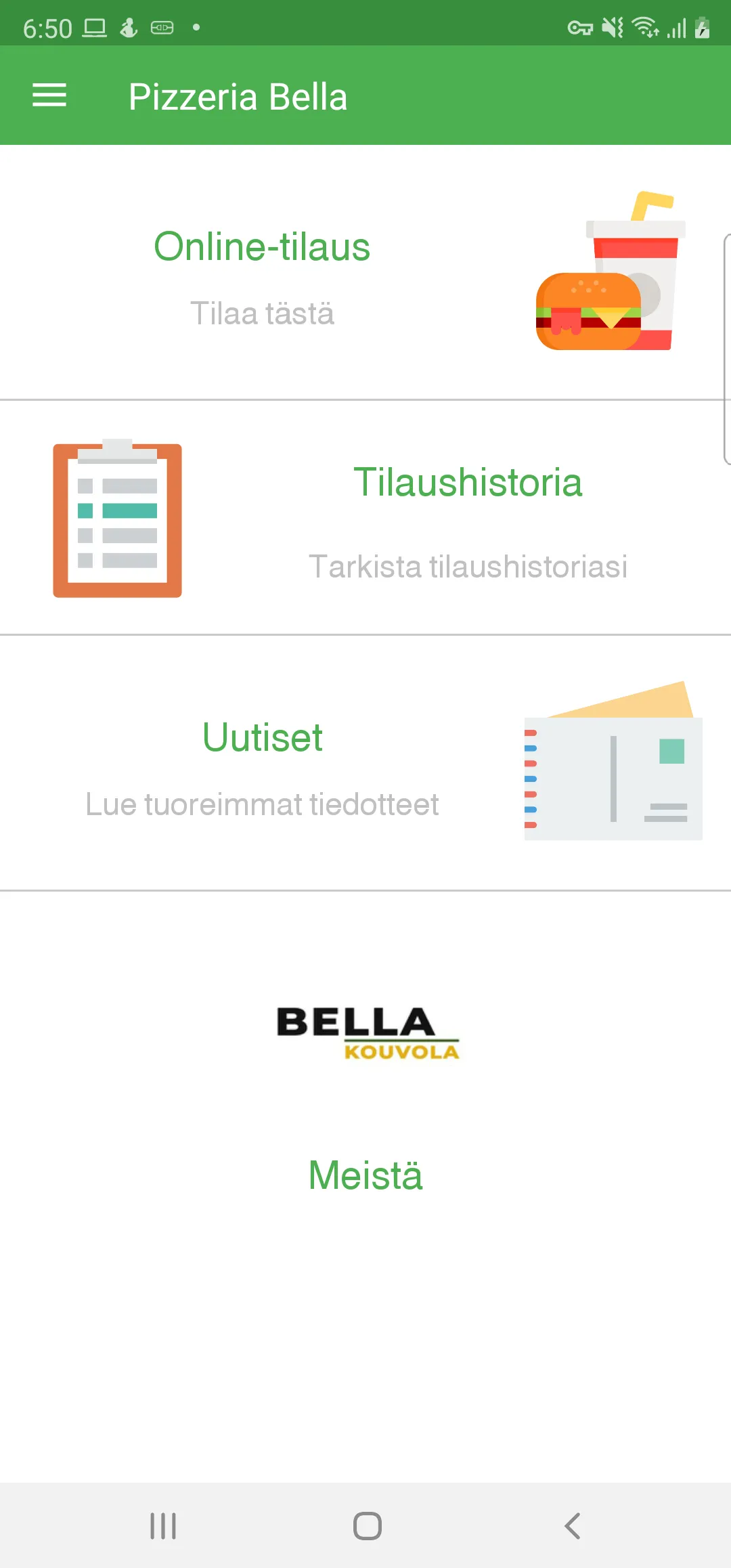 Pizzeria Bella - Kouvola | Indus Appstore | Screenshot