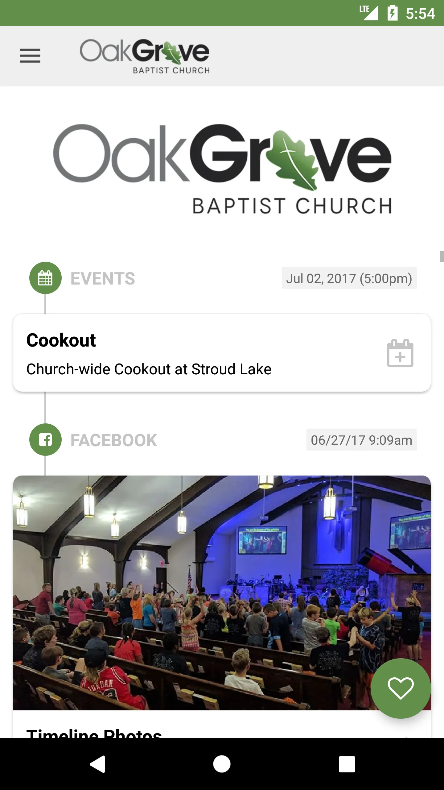 Oak Grove Baptist Church | Indus Appstore | Screenshot