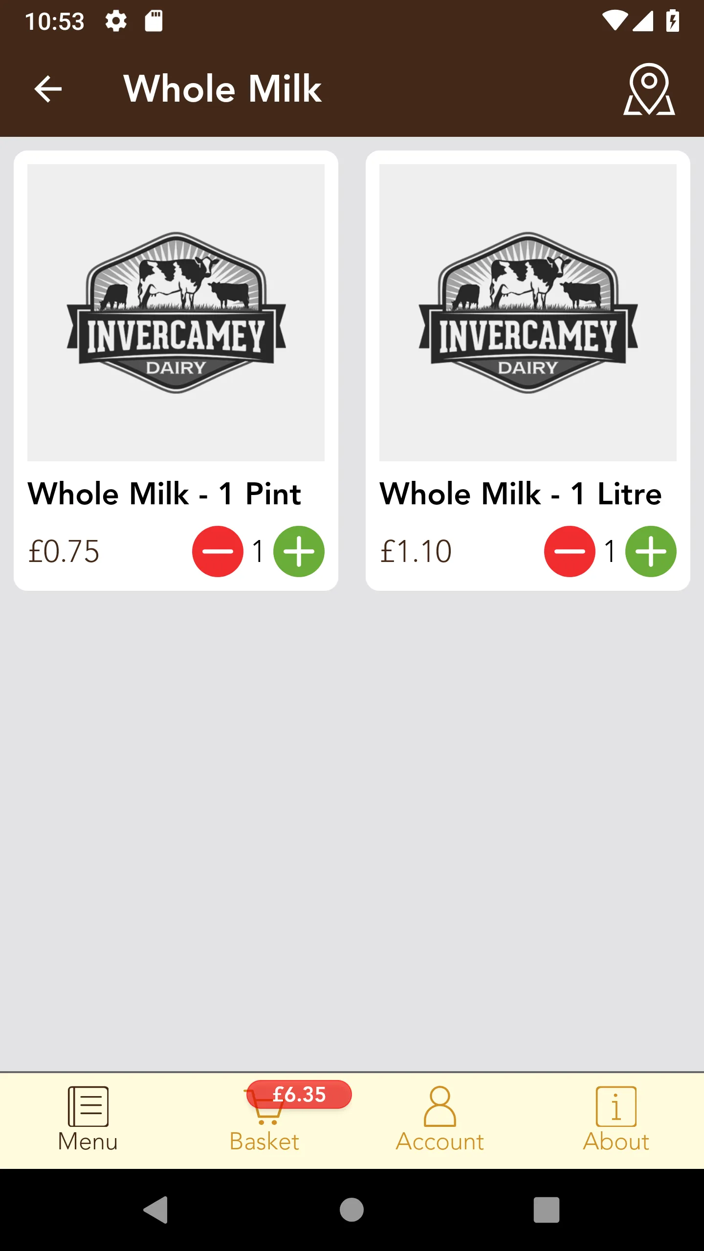 Invercamey Dairy | Indus Appstore | Screenshot