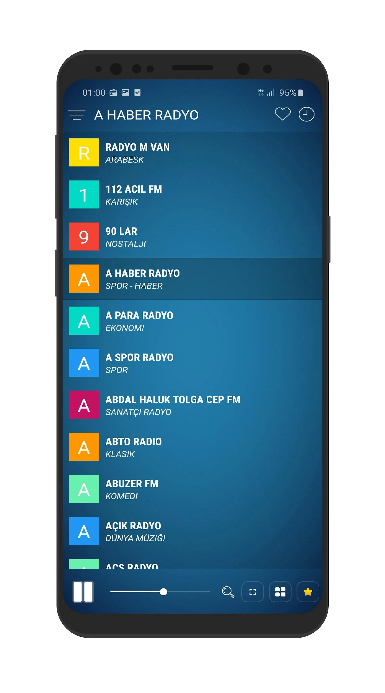 Turkey FM Radios - Radyo Turk | Indus Appstore | Screenshot