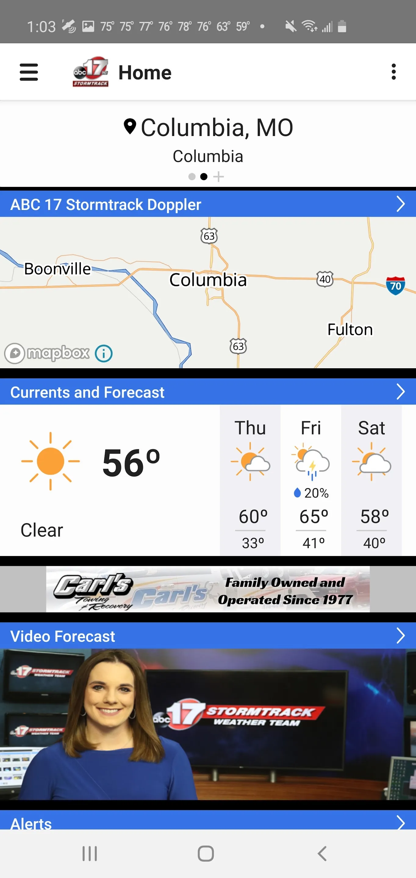 ABC 17 Stormtrack Weather App | Indus Appstore | Screenshot