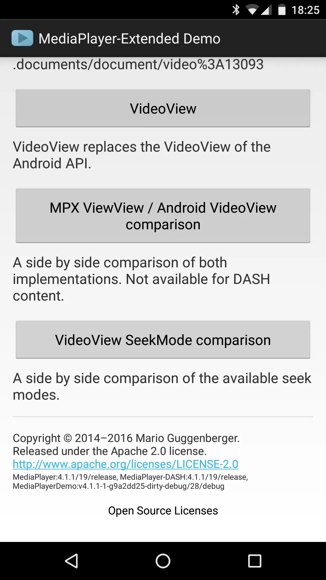 MediaPlayer-Extended Demo | Indus Appstore | Screenshot