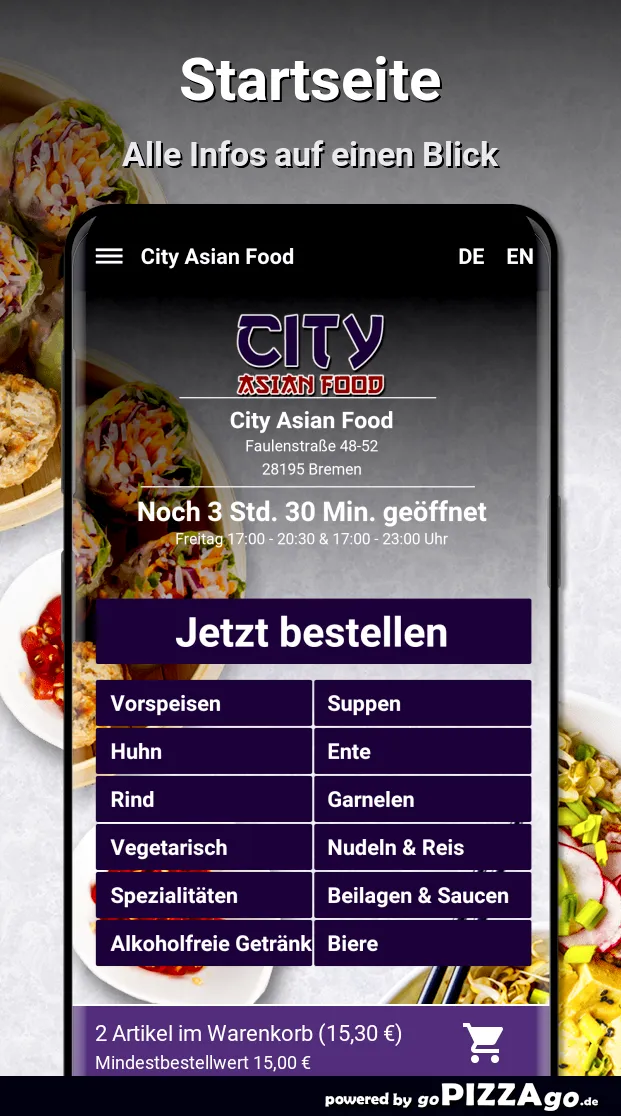 City Asian Food Bremen | Indus Appstore | Screenshot