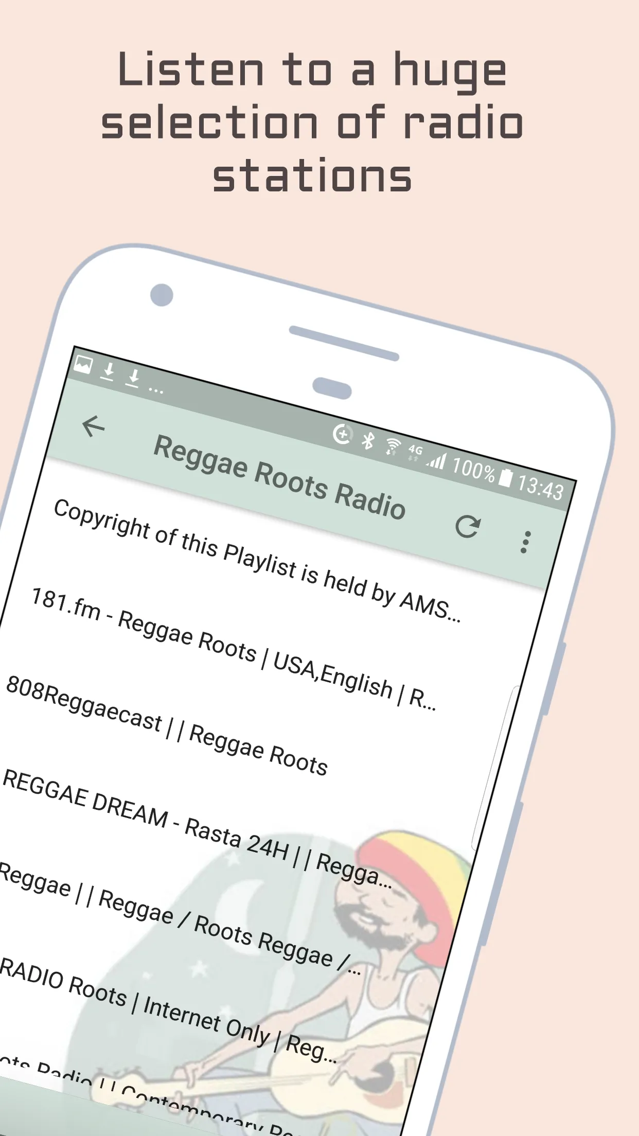 Reggae Roots Radio | Indus Appstore | Screenshot