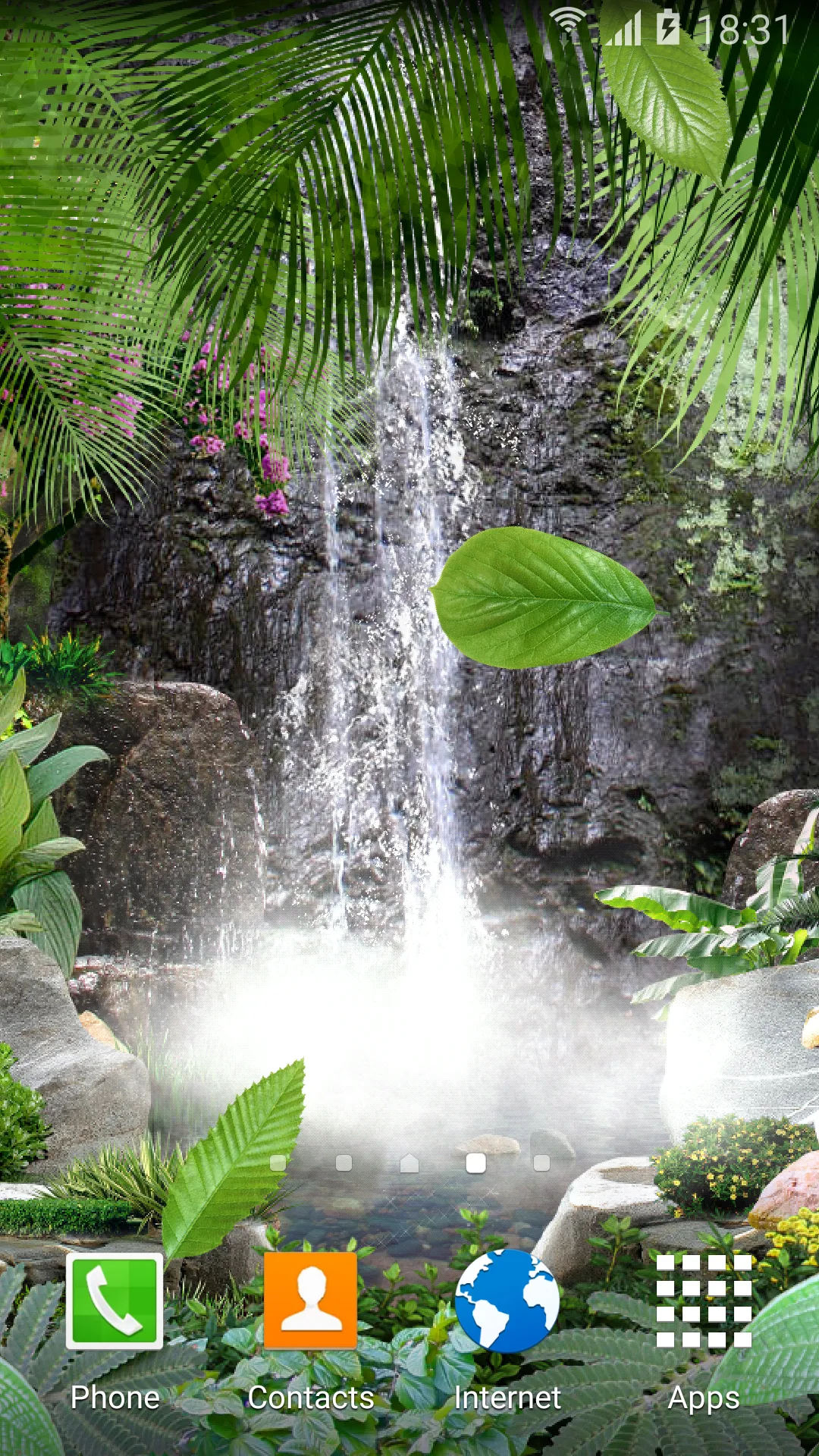 3D Waterfall Live Wallpaper | Indus Appstore | Screenshot