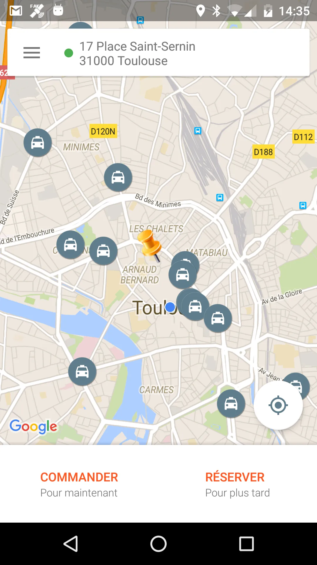 Taxi Toulouse | Indus Appstore | Screenshot