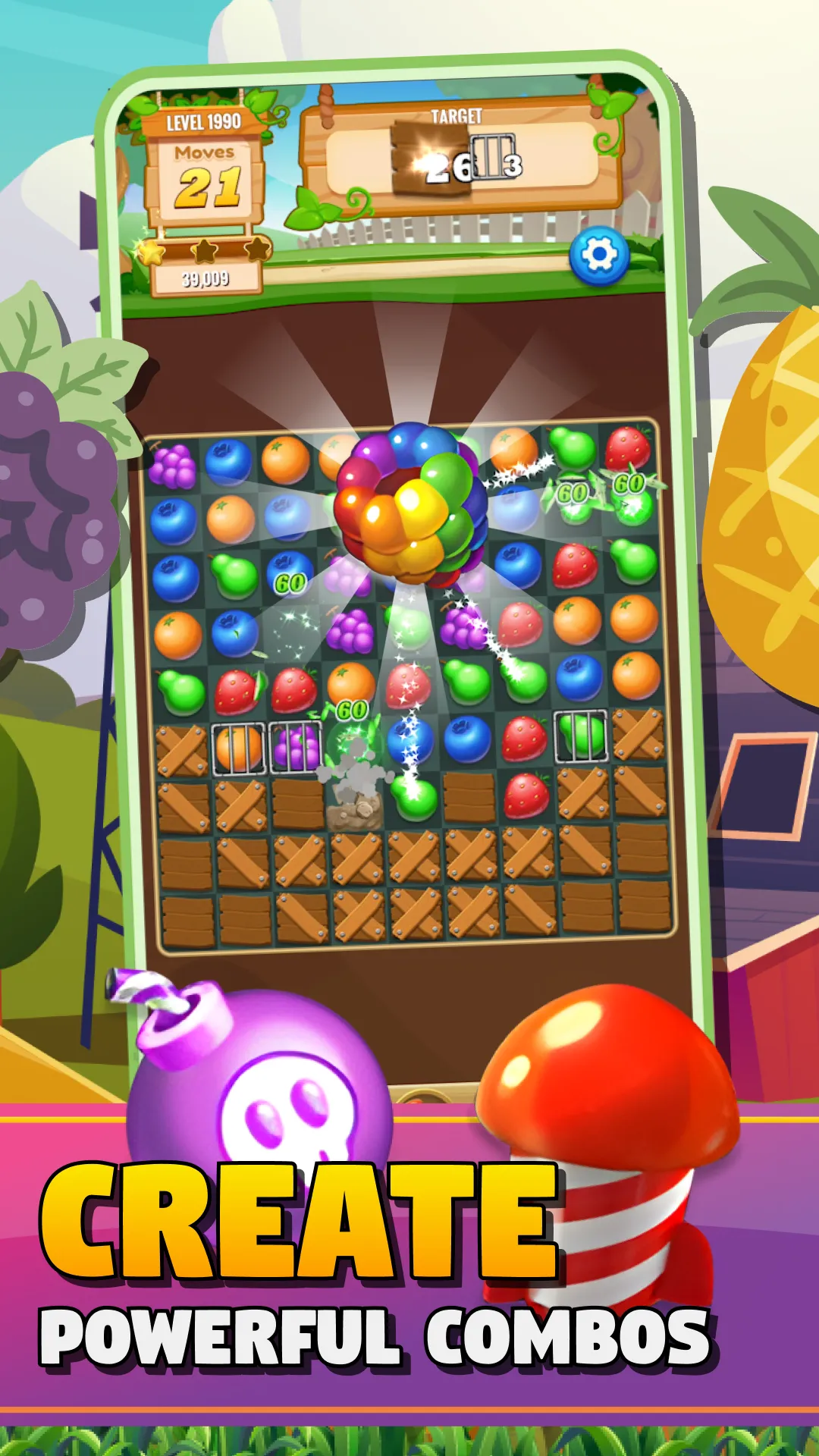 Sweet Fruit Match Puzzle Blast | Indus Appstore | Screenshot