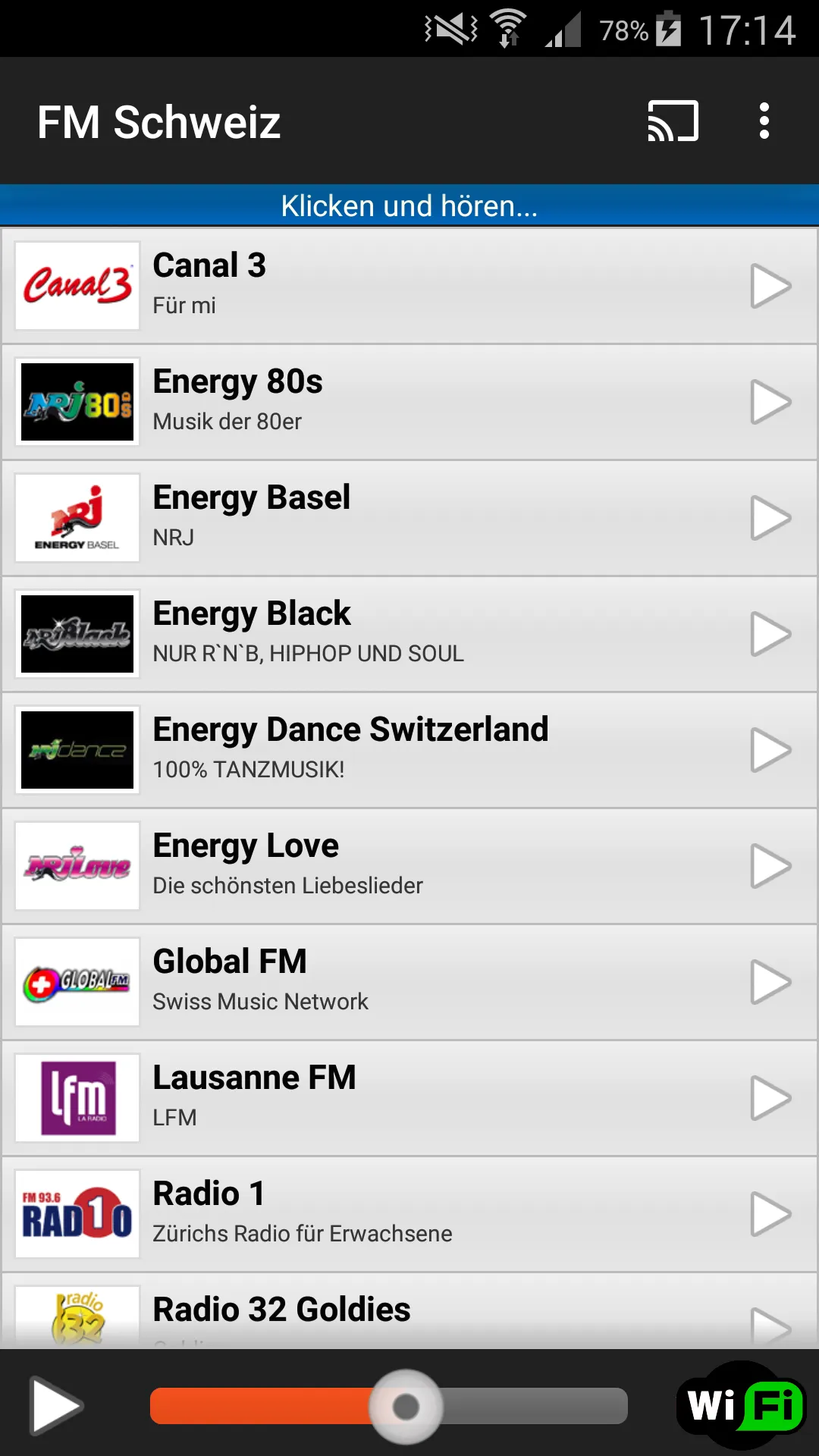 FM Schweiz | Indus Appstore | Screenshot