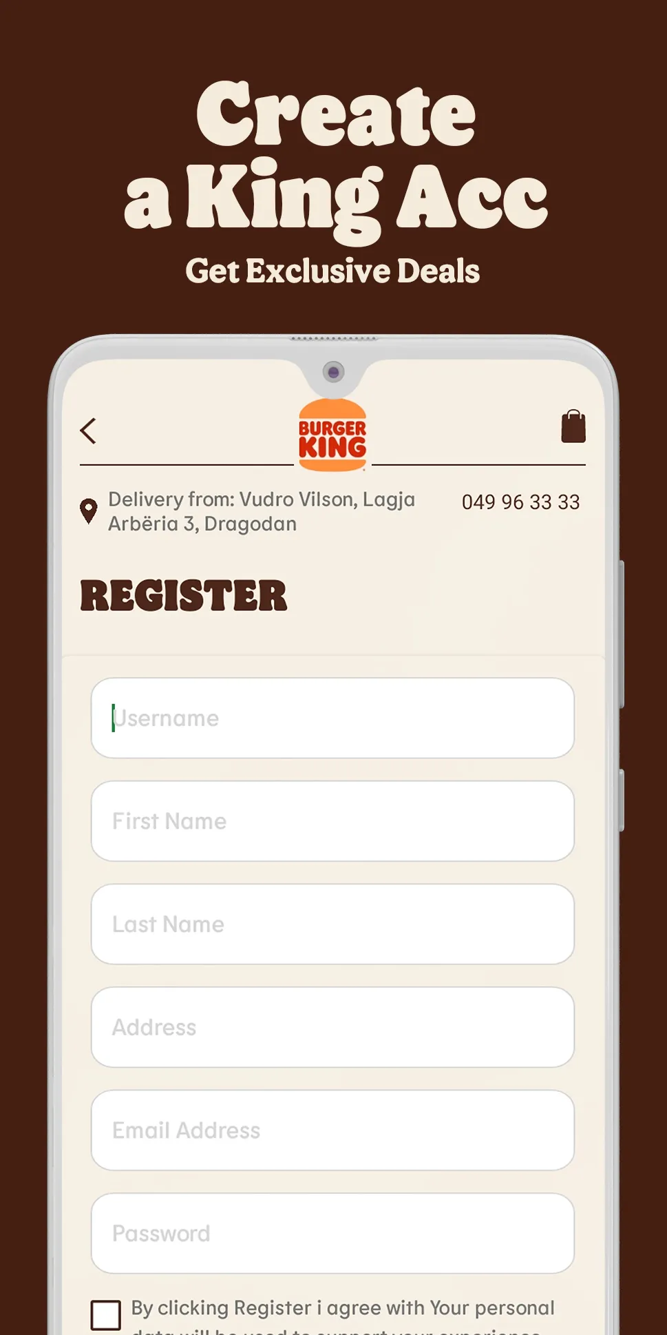 Burger King® Kosova | Indus Appstore | Screenshot