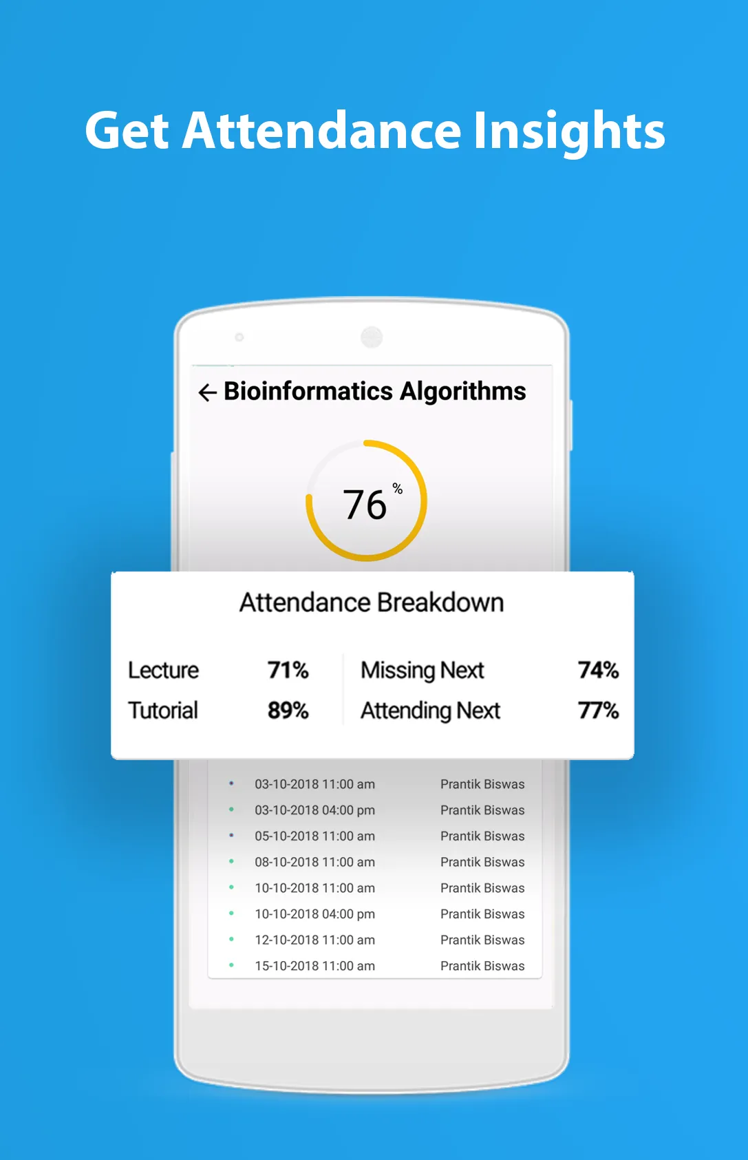 JIIT Connect App - Time Table, | Indus Appstore | Screenshot