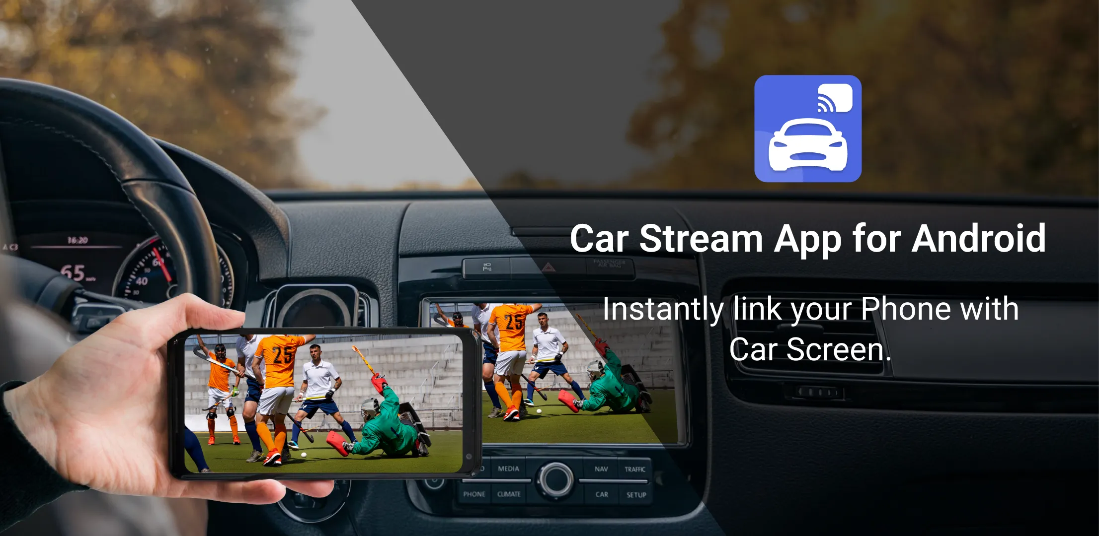 Aaad CarStream Android Auto | Indus Appstore | Screenshot