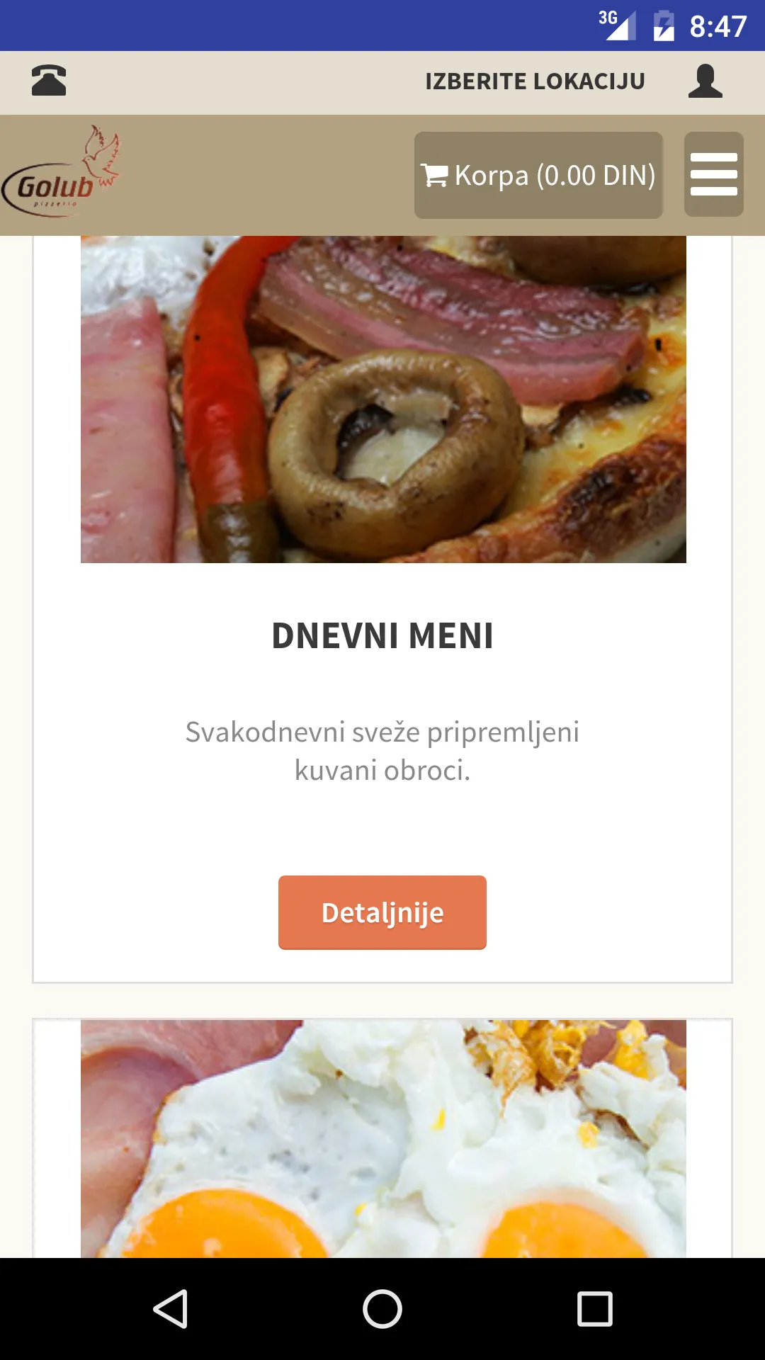 Golub Pizza | Indus Appstore | Screenshot