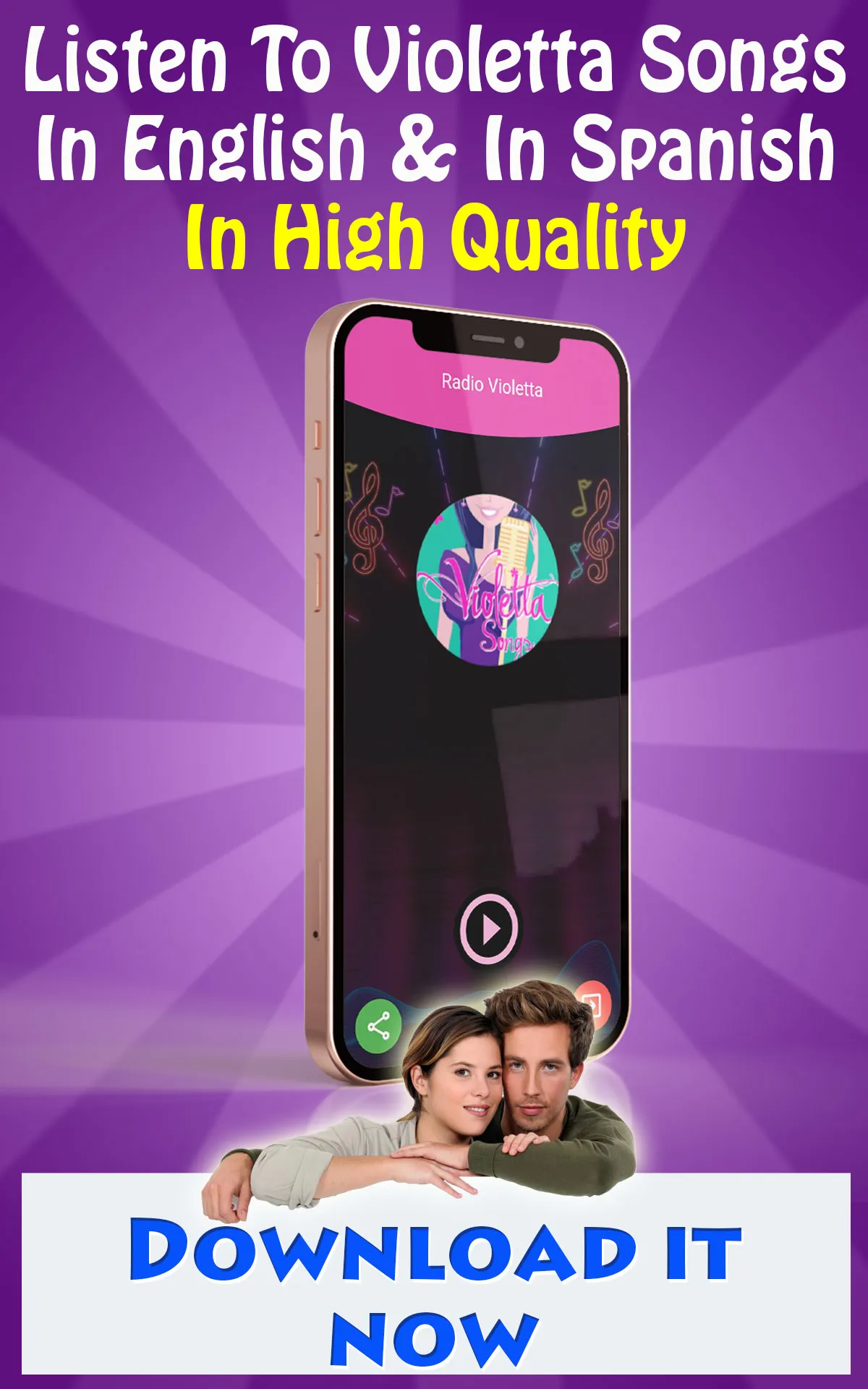 Radio Violetta  Violetta Songs | Indus Appstore | Screenshot