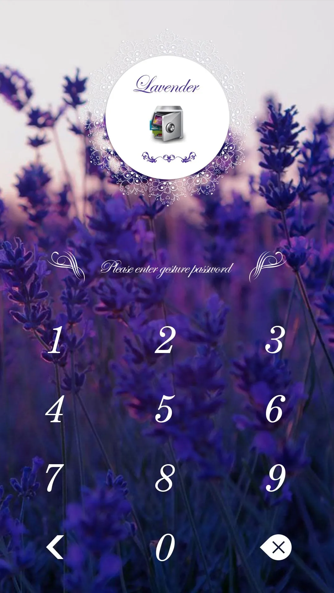 AppLock Theme Lavender | Indus Appstore | Screenshot