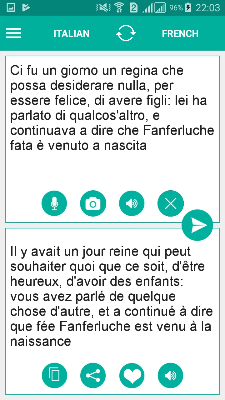 Italian French Translator | Indus Appstore | Screenshot