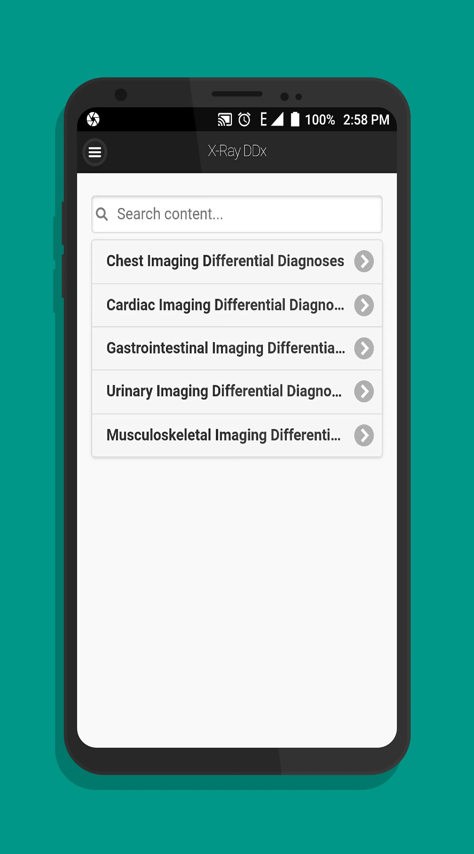 X-Ray Differential Diagnosis | Indus Appstore | Screenshot