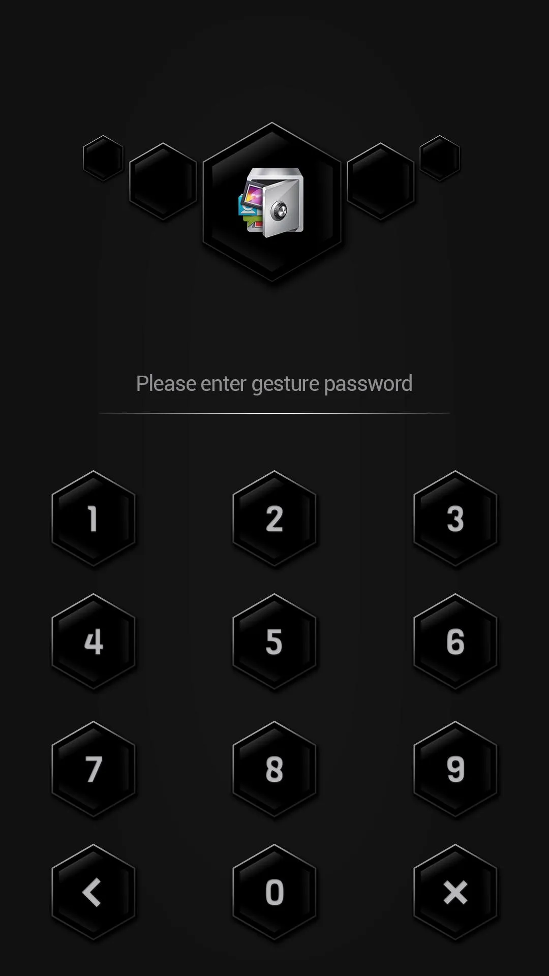 AppLock Theme Black | Indus Appstore | Screenshot