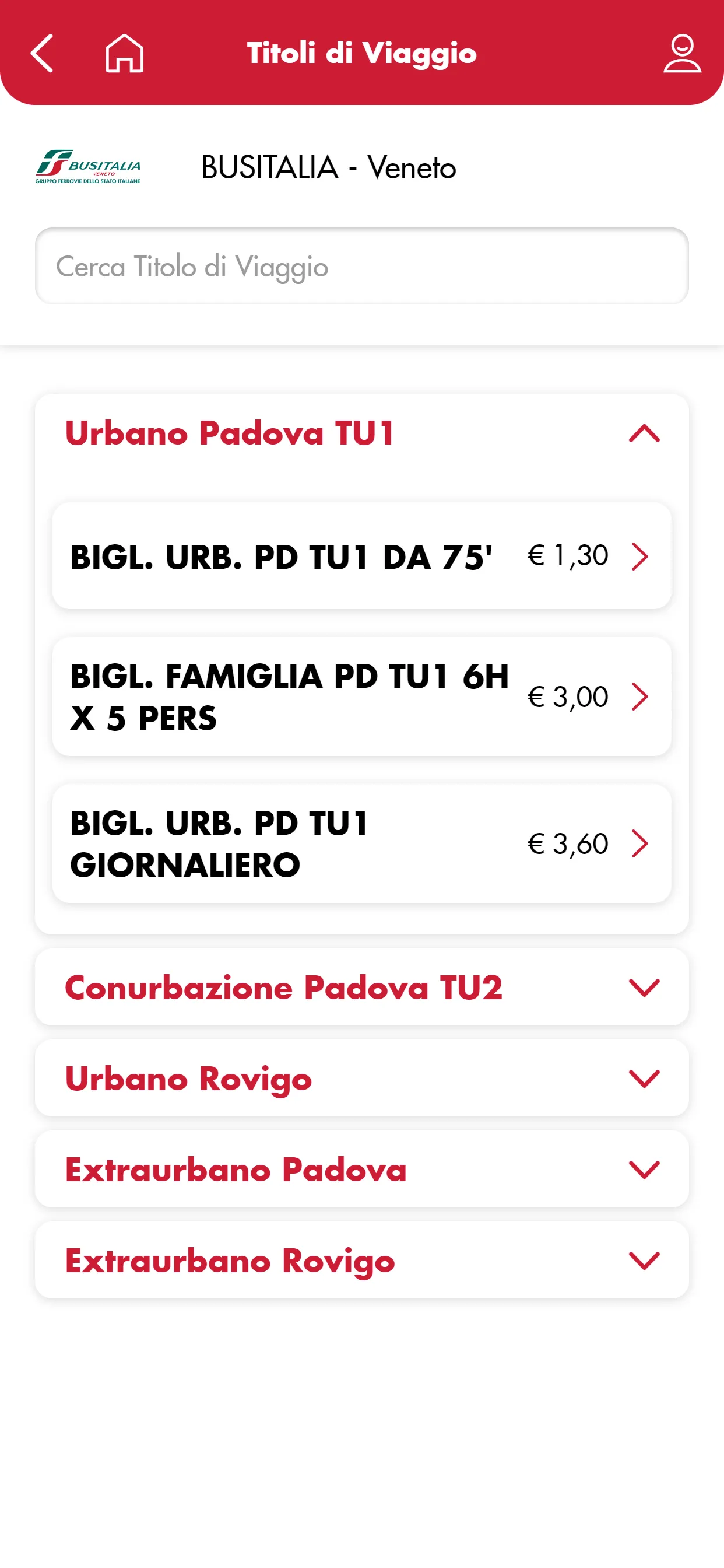 Busitalia Veneto | Indus Appstore | Screenshot