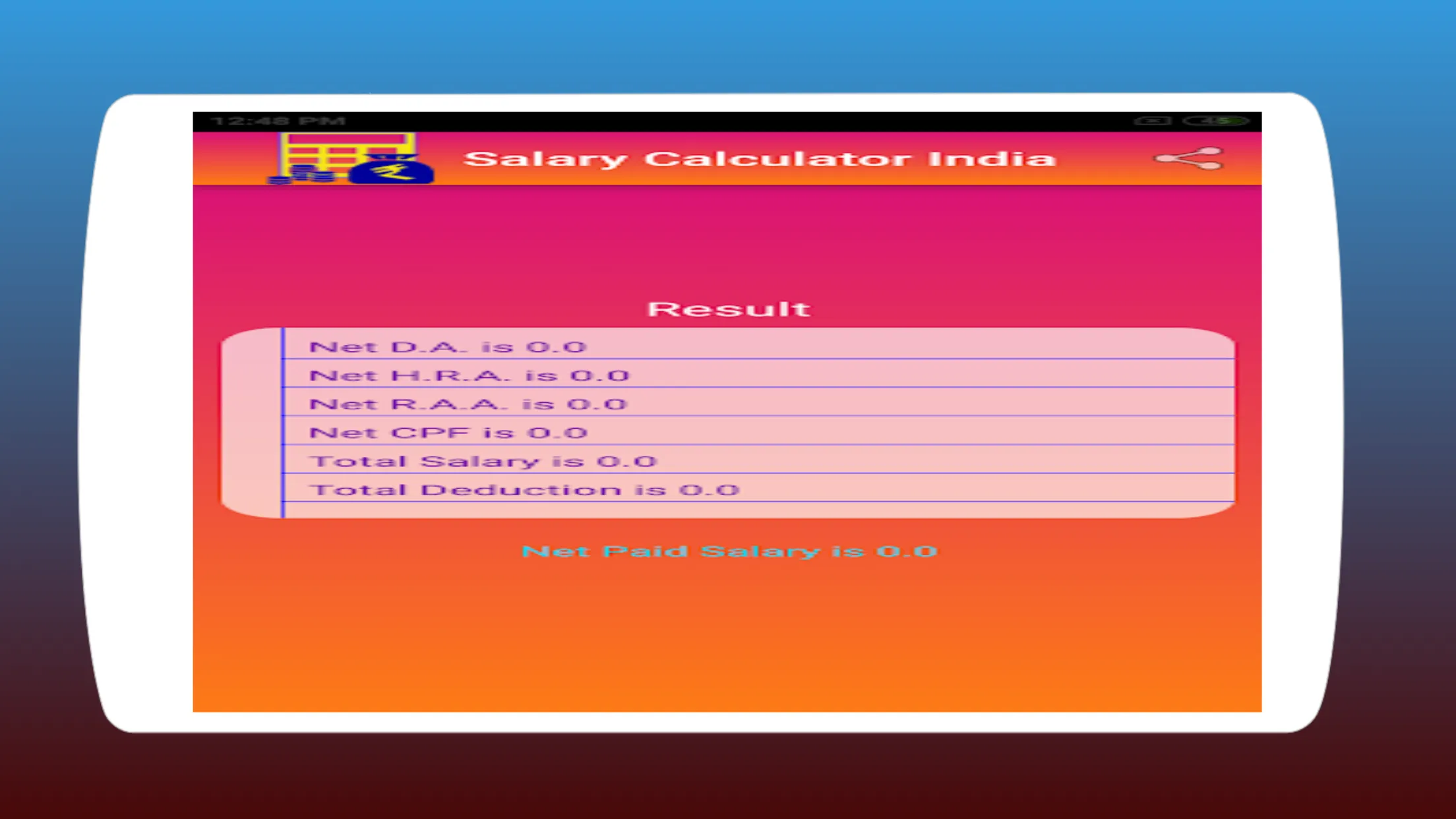 Salary Calculator India | Indus Appstore | Screenshot