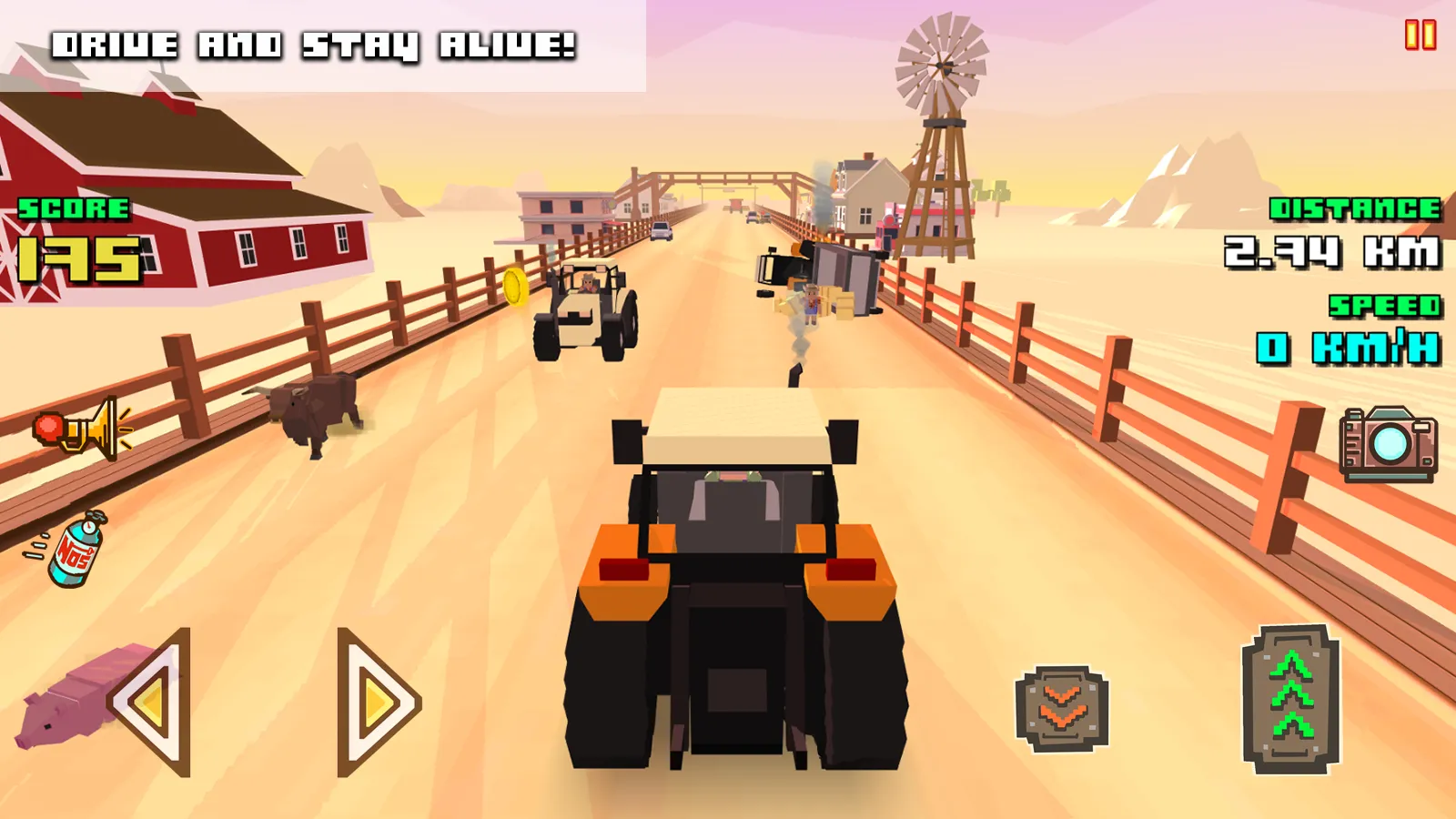 Blocky Farm Racing & Simulator | Indus Appstore | Screenshot