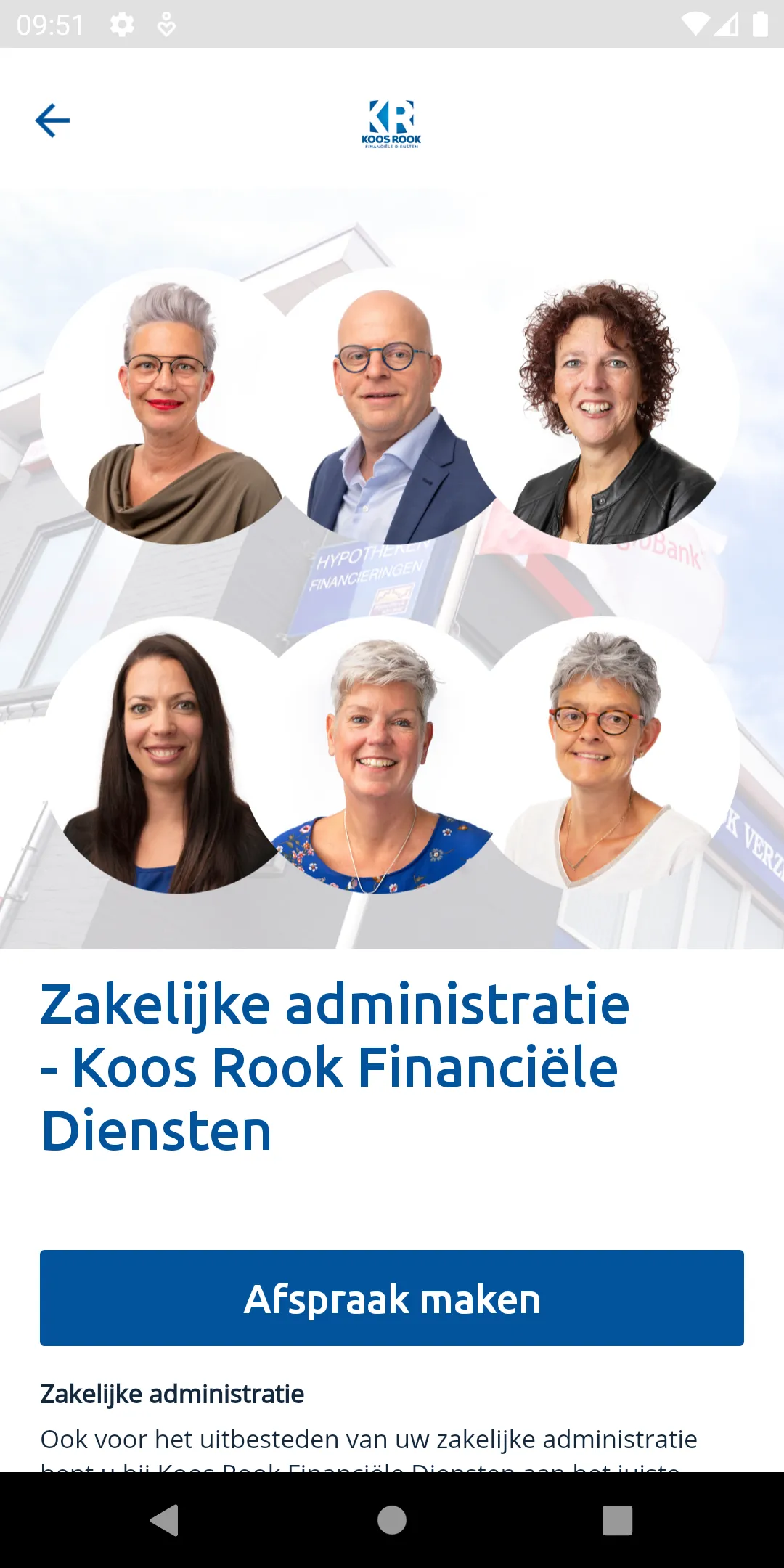 Koos Rook Financiële Diensten | Indus Appstore | Screenshot