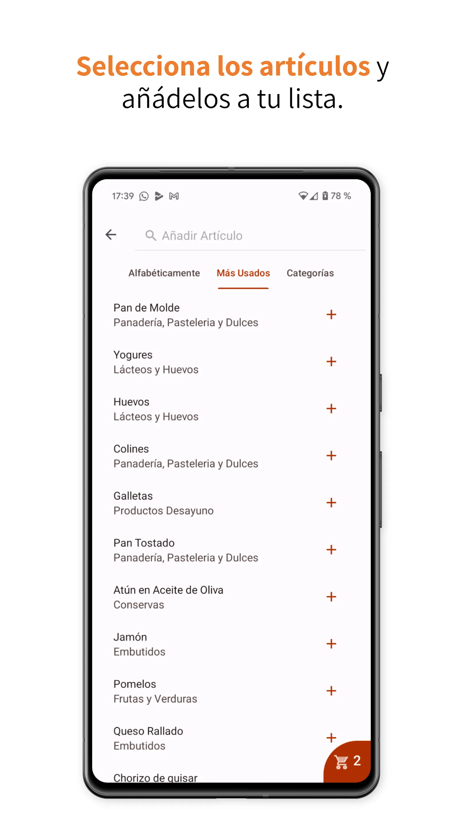 Lista de la Compra | Indus Appstore | Screenshot