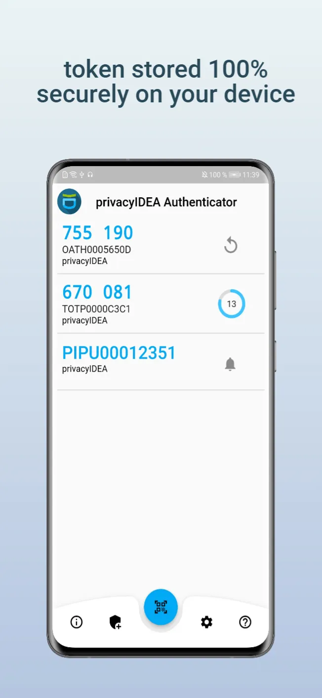 privacyIDEA Authenticator | Indus Appstore | Screenshot