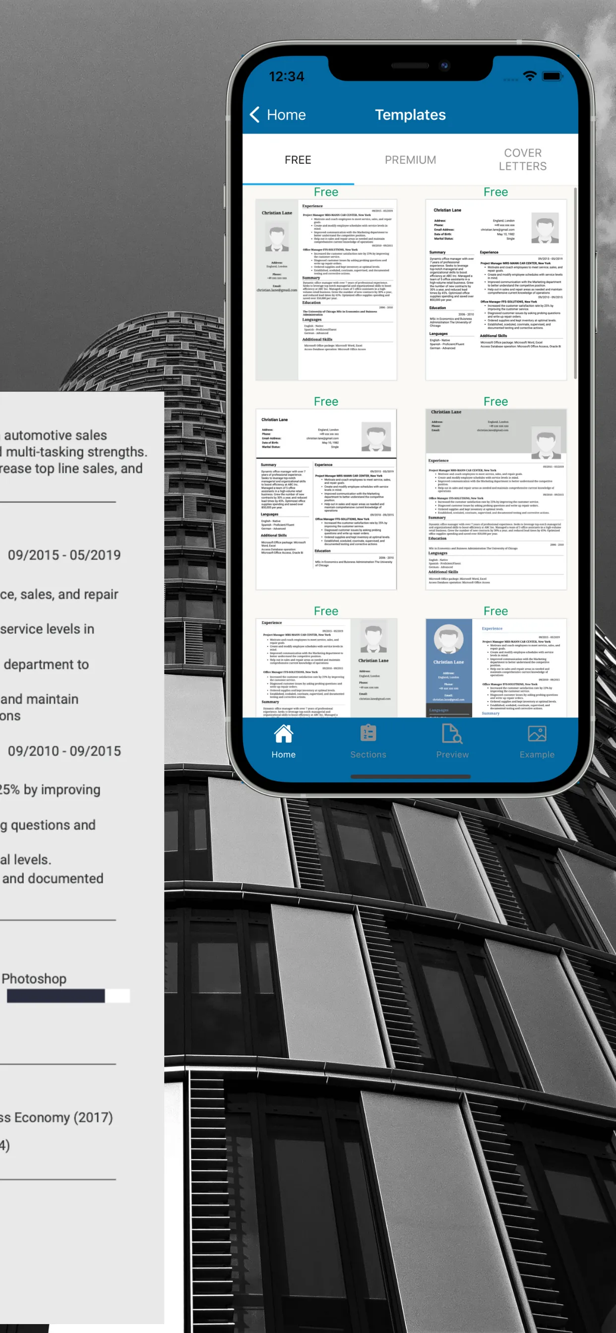 Simple CV - CV & Resume Maker | Indus Appstore | Screenshot