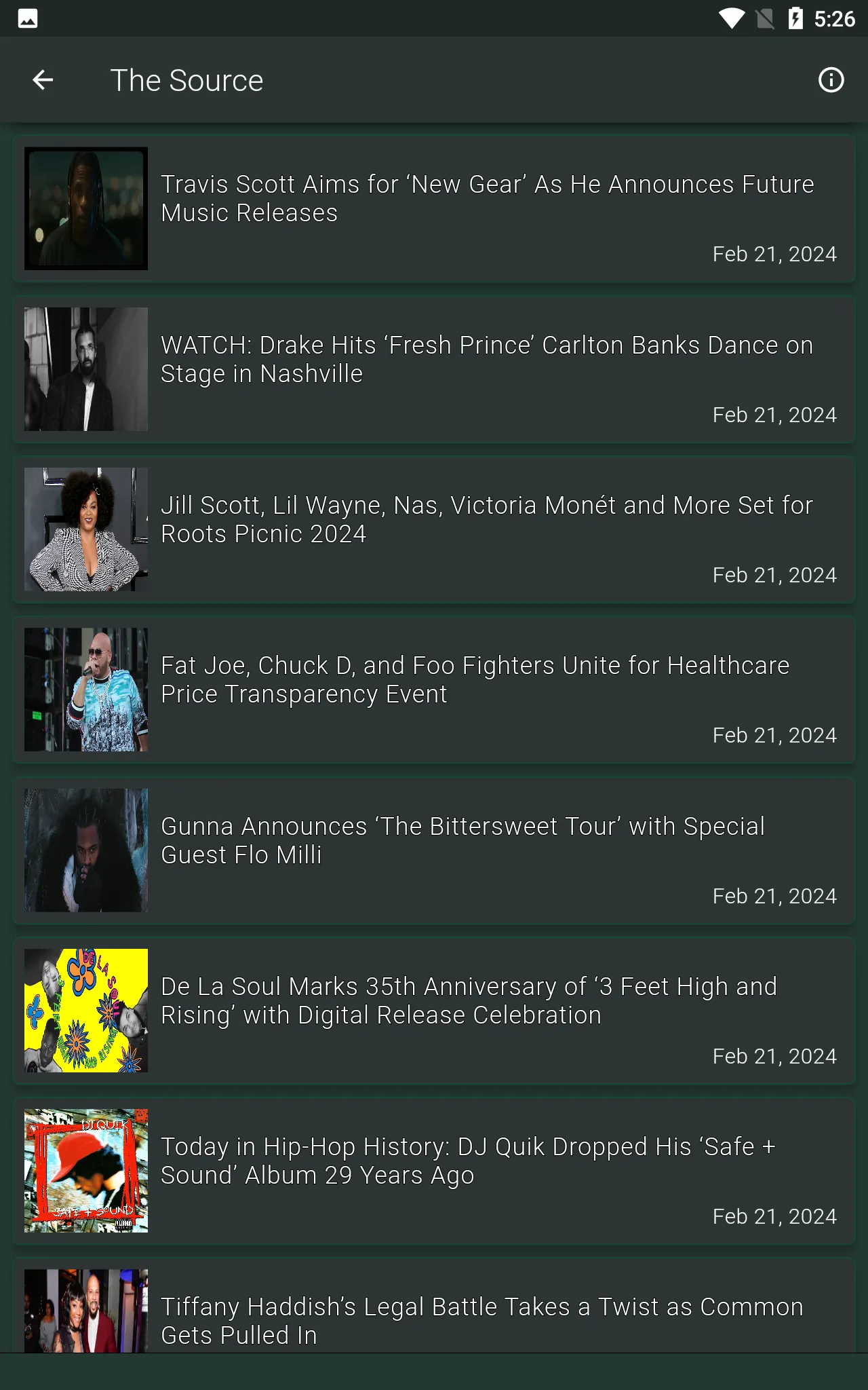 News Of Hip Hop And Rap | Indus Appstore | Screenshot