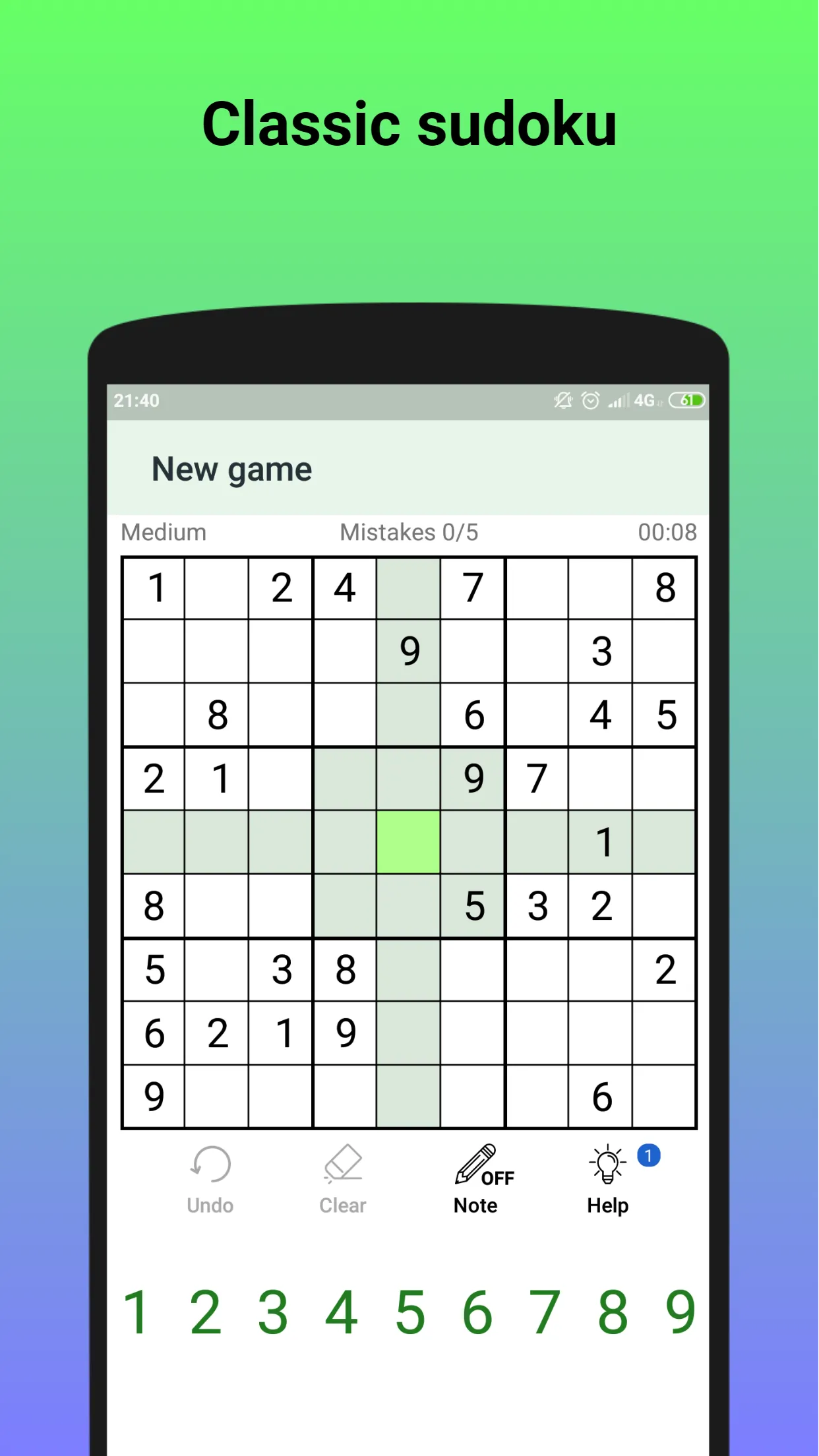 Sudoku - classic sudoku game | Indus Appstore | Screenshot