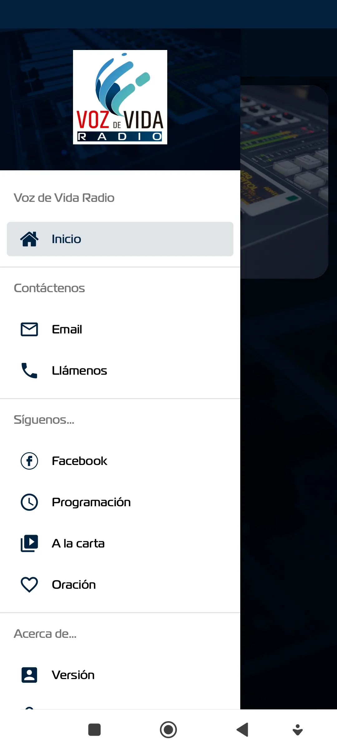 Voz de Vida Radio | Indus Appstore | Screenshot