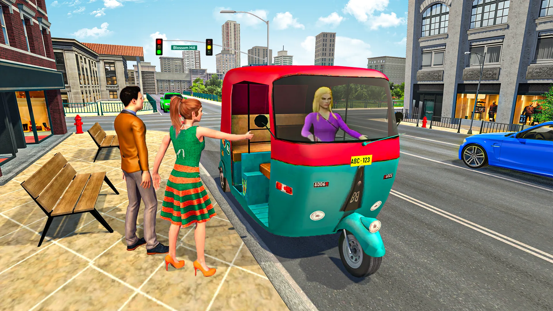 Tuk Tuk Auto Rickshaw Game 3d | Indus Appstore | Screenshot