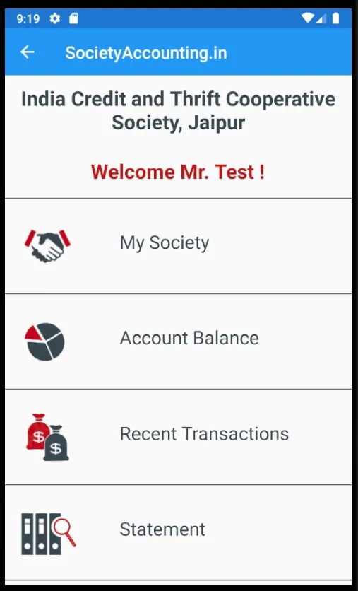 SocietyAccounting.In | Indus Appstore | Screenshot