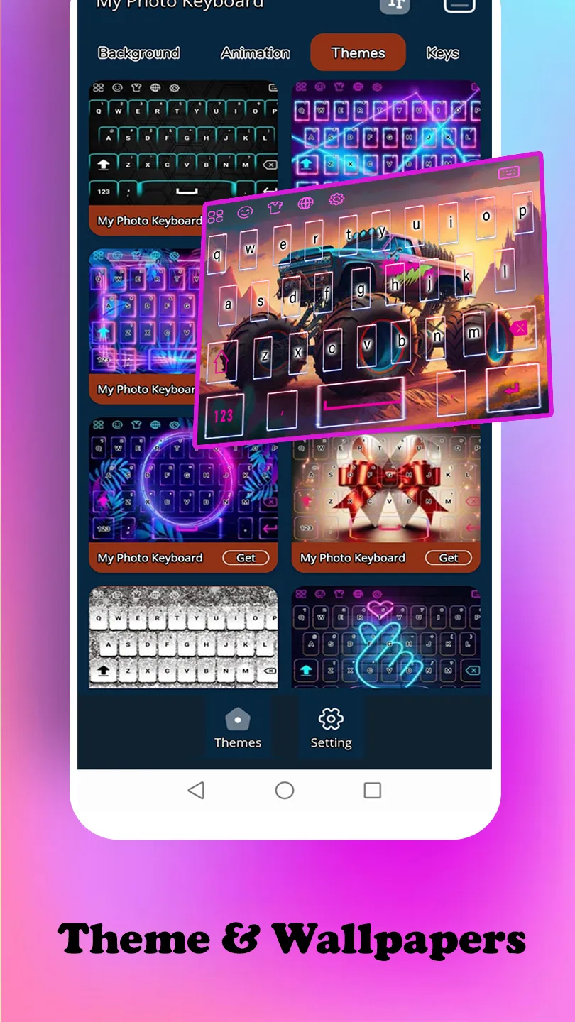 Monster Truck Keyboard | Indus Appstore | Screenshot