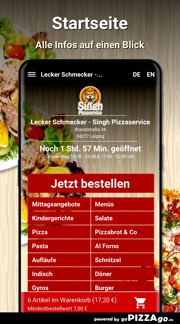 Lecker Schmecker - Singh Pizza | Indus Appstore | Screenshot