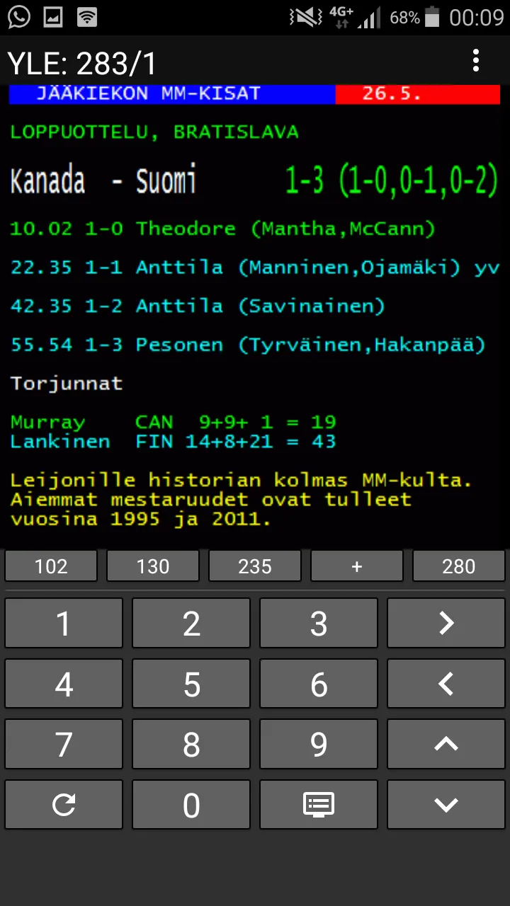 Teksti-TV Suomi | Indus Appstore | Screenshot